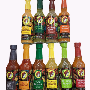 picture of 10 Buc-ees hot sauces