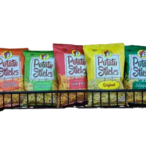 Five varieties of Buc-ees Potato Sticks