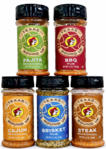 picture of 5 Buc-ees Rubs for meats