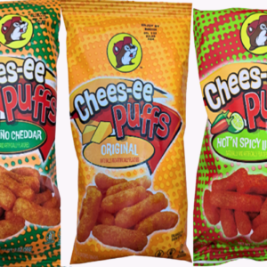 Buc-ees cheese-ees cheese puffs