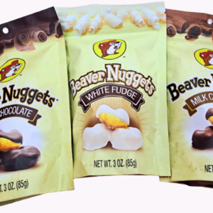 Nuggets in dark chocolate, white chocolate or milk chocolate
