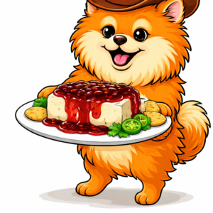 Sheriff Rocco sharing his favorite Fischer Y Wieser Original Raspberry Chipotle Sauce