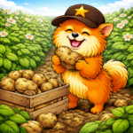 Sheriff Rocco growing potatoes for HEB potato chips