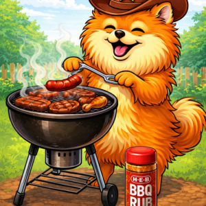 Sheriff Rocco cooking up some famous Texas BBQ