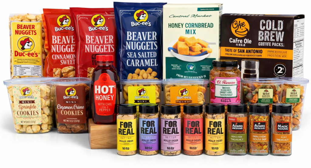 Picture of assorted Texas Snacks