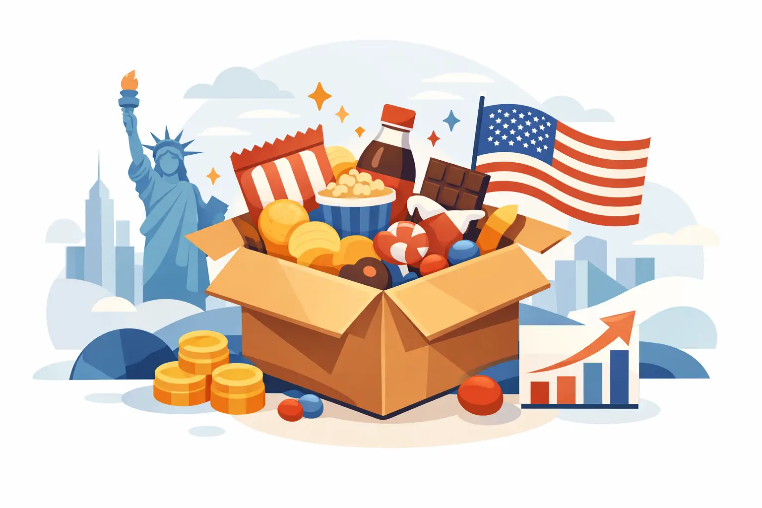 You are currently viewing Why an American Snack Box Subscription Wins