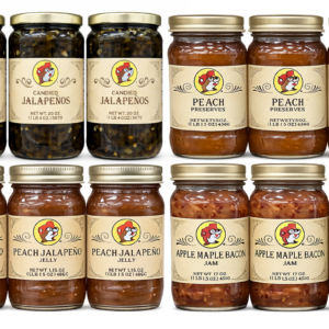 15 varieties of jams and jellies at our Texas Buc-ees